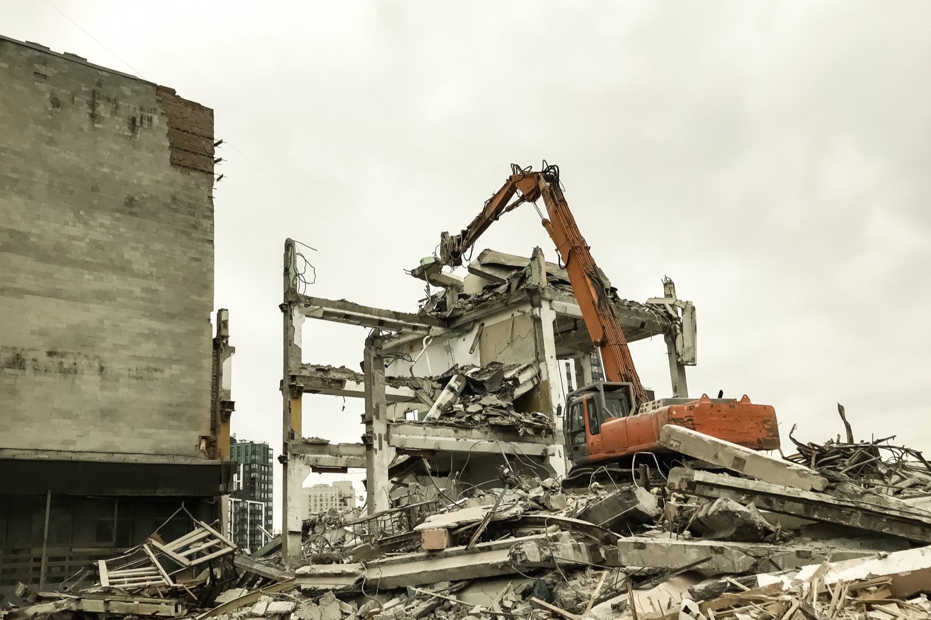 Chantier de démolition Nexa